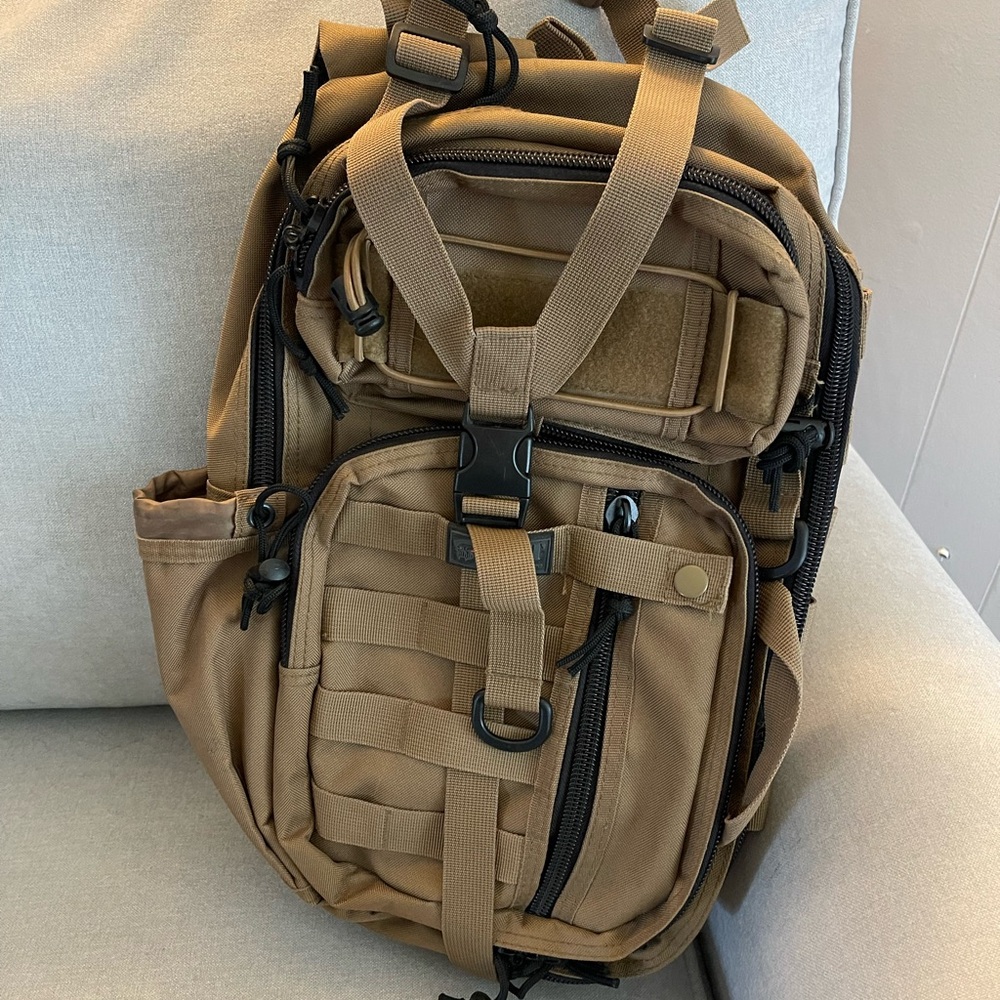 Tactical DDT Backpack for Men in Coyote Tan